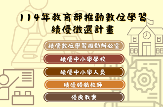114年教育部推動數位學習績優徵選即將開跑！